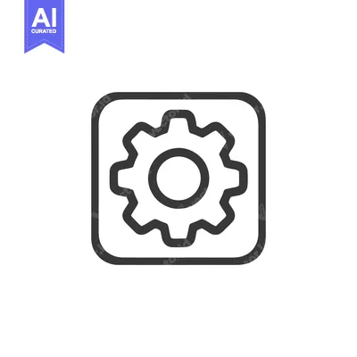 Popular premium asset: Gear Icon in Rounded Square, Simple Line Art Design