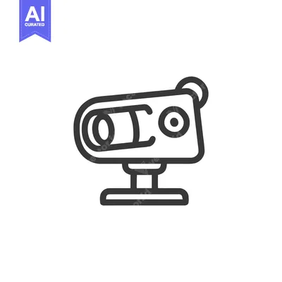 Minimalist Telescope Icon: Precision Optics for Astronomy and Explorat