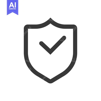 Shield Icon with Checkmark Inside