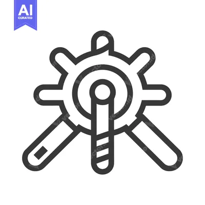 Ship's Wheel with Handle and Spokes Icon