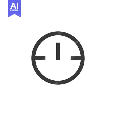 Popular premium asset: Minimalist Clock Icon: Simple Time Representation on White Background
