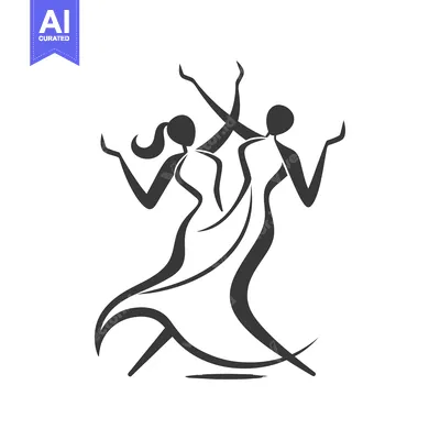 Aset premium populer: Silhouette of a Couple Dancing Together