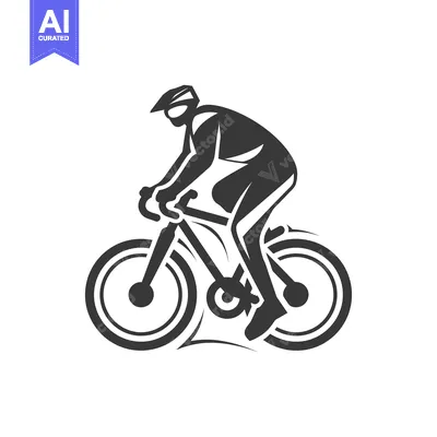 Silhouette of a Cyclist Riding a Bicycle