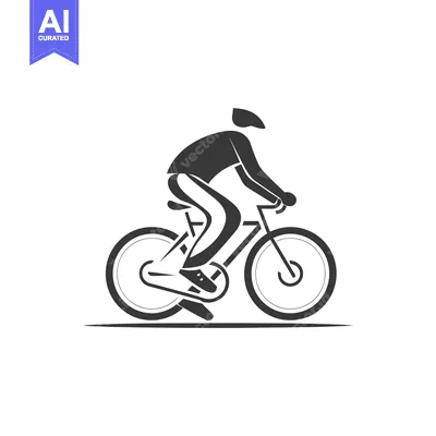Aset premium populer: Silhouette of a Cyclist Riding a Bicycle