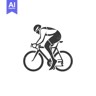 Popular premium asset: Silhouette of a Cyclist Riding a Road Bike