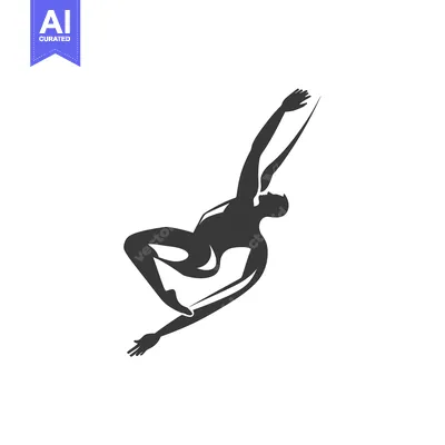Silhouette of a person doing a backflip