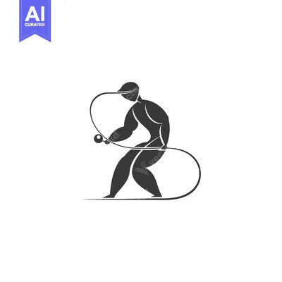 Popular premium asset: Silhouette of a Person Holding a Jump Rope