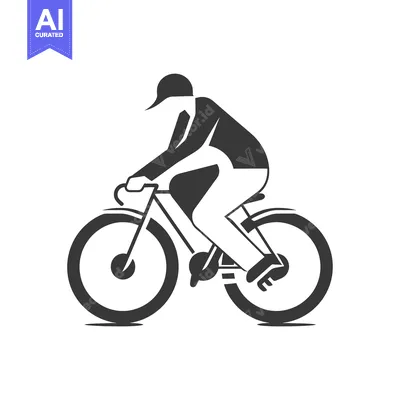 Silhouette of a Person Riding a Bicycle