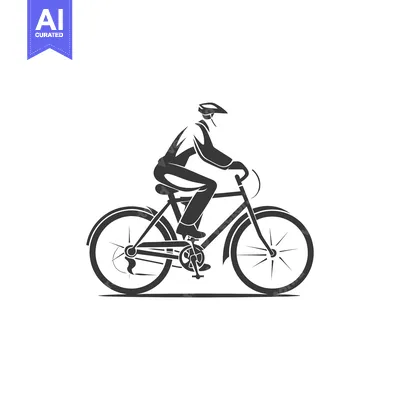 Aset premium populer: Silhouette of a person riding a bicycle