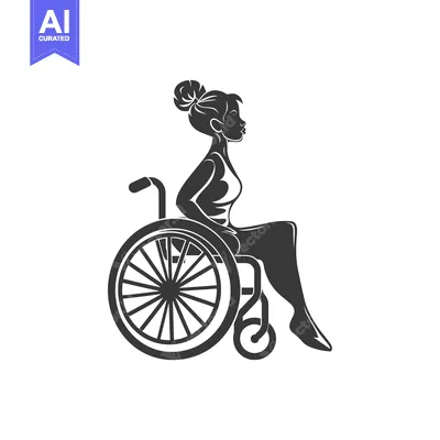 Popular premium asset: Silhouette of a Woman Sitting in a Wheelchair